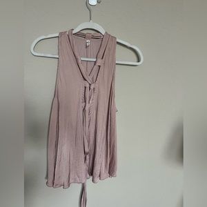 Free People Top. Color: Mauve. Size: XS. Worn once. Very good shape.
